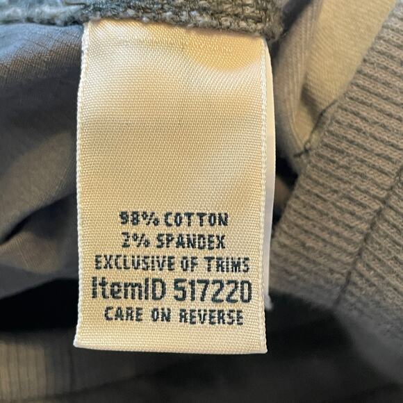 L.L. Bean Ripstop Capri Pullon Pants Womens Size 2X Dark Taupe High Waisted - Picture 6 of 9